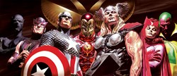 Assemble by Marvel - Limited Edition on Paper sized 42x18 inches. Available from Whitewall Galleries