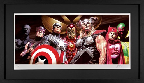 Assemble by Marvel - Framed Limited Edition on Paper